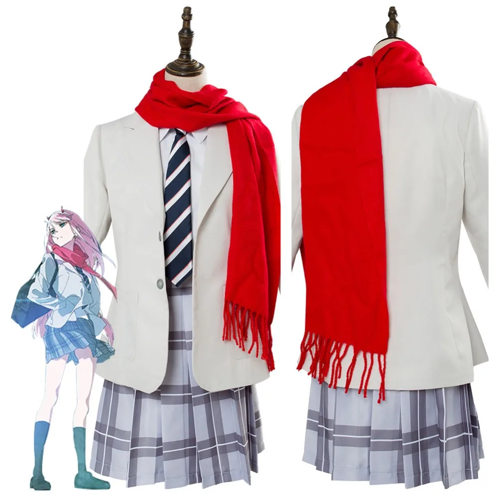 DARLING in the FRANXX Code 002 Zero Two Cosplay Costume School Uniform Halloween Carnival Costumes Full Set Custom Made
DARLING in the FRANXX Code 002 Zero Two Cosplay Costume School Uniform Halloween Carnival Costumes Full Set Custom Made