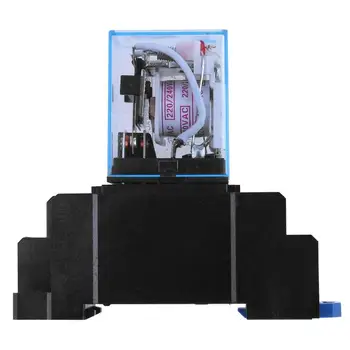 220V 10A LY2NJ Mini 8 Pin Coil Power Electric Relay With Socket Base Black E5M1
220V 10A LY2NJ Mini 8 Pin Coil Power Electric Relay With Socket Base Black E5M1