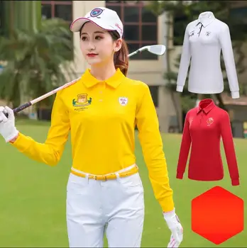 Spring autumn Lady Golf sportswear Women's Long Sleeve T-Shirt Slim breathable Quick Dry Embroidery LOGO Sports Shirt Tops
Spring autumn Lady Golf sportswear Women's Long Sleeve T-Shirt Slim breathable Quick Dry Embroidery LOGO Sports Shirt Tops
