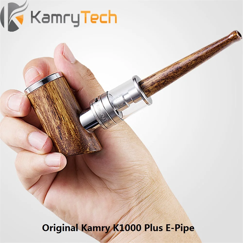 Original Kamry K1000 Plus E-Pipe Kit e-cigarette K1000 Plus Atomizer coil e Pipe Mod built-in 1100mAh battery wooden design pen
Original Kamry K1000 Plus E-Pipe Kit e-cigarette K1000 Plus Atomizer coil e Pipe Mod built-in 1100mAh battery wooden design pen