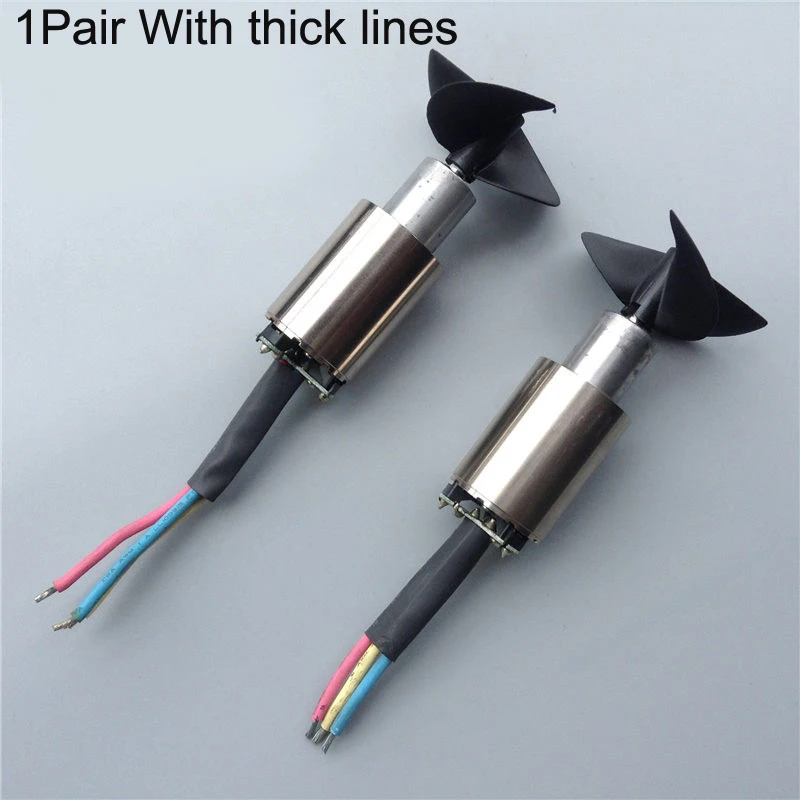 1Pair High Power Underwater Thruster 300W Brushless Motor Propeller CW CCW with 5mm Shaft Parts for RC Tug Boat Model
1Pair High Power Underwater Thruster 300W Brushless Motor Propeller CW CCW with 5mm Shaft Parts for RC Tug Boat Model