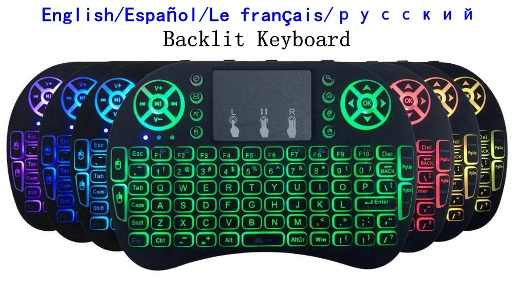 I8 French/Russia/English/Spanish Version 2.4GHz Wireless Keyboard Air Mouse Teclado Touchpad Handheld for Android TV BOX PC
I8 French/Russia/English/Spanish Version 2.4GHz Wireless Keyboard Air Mouse Teclado Touchpad Handheld for Android TV BOX PC
