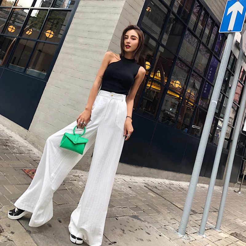 2019 Spring And Summer Slim Hanging Neck Sleeveless Sexy Strapless Bottoming Knit Vest Women's Shirt Tank Tops
2019 Spring And Summer Slim Hanging Neck Sleeveless Sexy Strapless Bottoming Knit Vest Women's Shirt Tank Tops