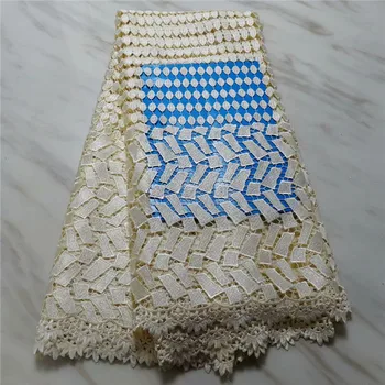 Elegant party African apparel material embroidery water soluble lace fabric for lady dress EWP117(5yards/lot)
Elegant party African apparel material embroidery water soluble lace fabric for lady dress EWP117(5yards/lot)