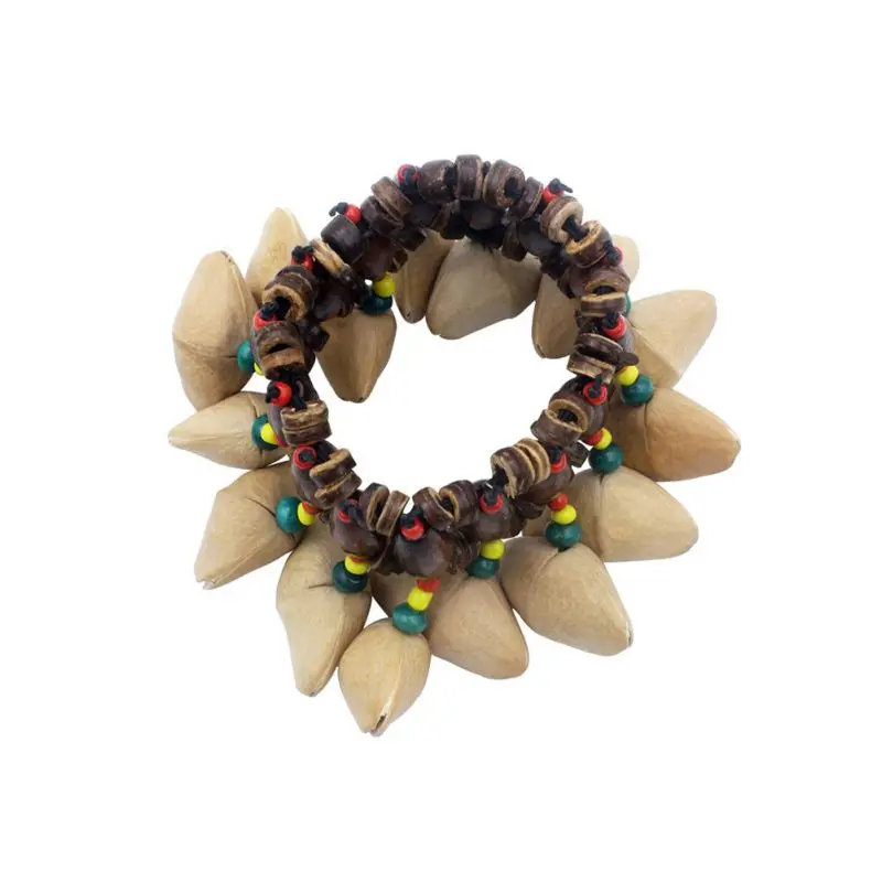 new Dora husk hand bell African drummer tambourine musical instrument bell accessories children dance wrist bell wood color
new Dora husk hand bell African drummer tambourine musical instrument bell accessories children dance wrist bell wood color