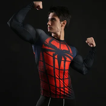Long Sleeve Compression T Shirt Men 3D Print T-shirt Spiderman Cosplay Costume Fitness Tops For Male Tees Plus Size
Long Sleeve Compression T Shirt Men 3D Print T-shirt Spiderman Cosplay Costume Fitness Tops For Male Tees Plus Size