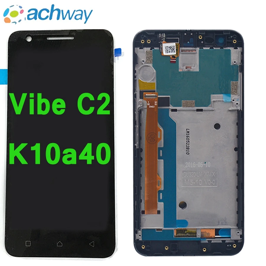 For 5.0" Lenovo Vibe C2 K10a40 LCD Display Touch Screen Digitizer Assembly Replacement Parts Lenovo Vibe C2 Display Black/White
For 5.0" Lenovo Vibe C2 K10a40 LCD Display Touch Screen Digitizer Assembly Replacement Parts Lenovo Vibe C2 Display Black/White