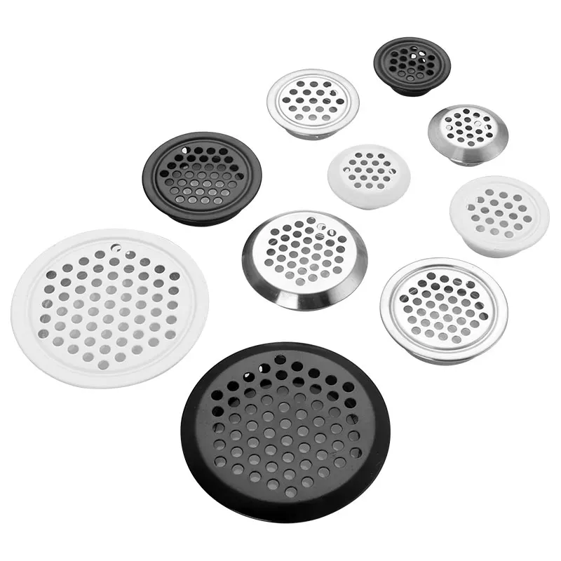 8/6 pcs Stainless steel vents Wardrobe shoe Cabinet Air Vents Metal Mesh Hole Round Louver Black White natural 10 size Available
8/6 pcs Stainless steel vents Wardrobe shoe Cabinet Air Vents Metal Mesh Hole Round Louver Black White natural 10 size Available