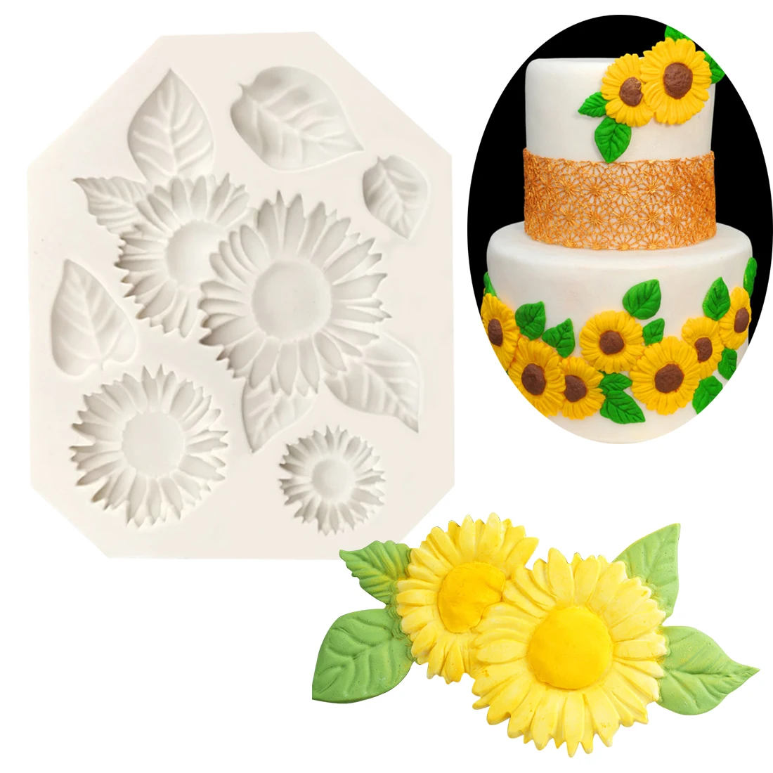 Sunflower Easter Eggs Bunny Silicone Cake Fondant Mold Cake Decorating Tools DIY Sugarcraft Cupcake Chocolate Candy Clay Moulds
Sunflower Easter Eggs Bunny Silicone Cake Fondant Mold Cake Decorating Tools DIY Sugarcraft Cupcake Chocolate Candy Clay Moulds