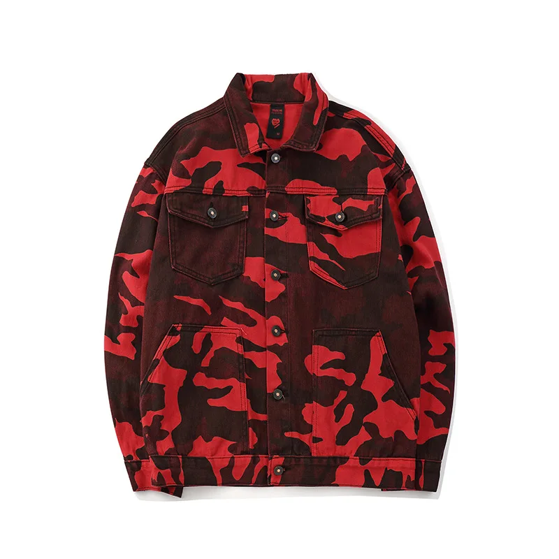 ABOORUN Mens Hip Hop Denim Jackets Red Camou Oversized Jeans Jackets Spring Autumn Brand Coat for Male x1248
ABOORUN Mens Hip Hop Denim Jackets Red Camou Oversized Jeans Jackets Spring Autumn Brand Coat for Male x1248