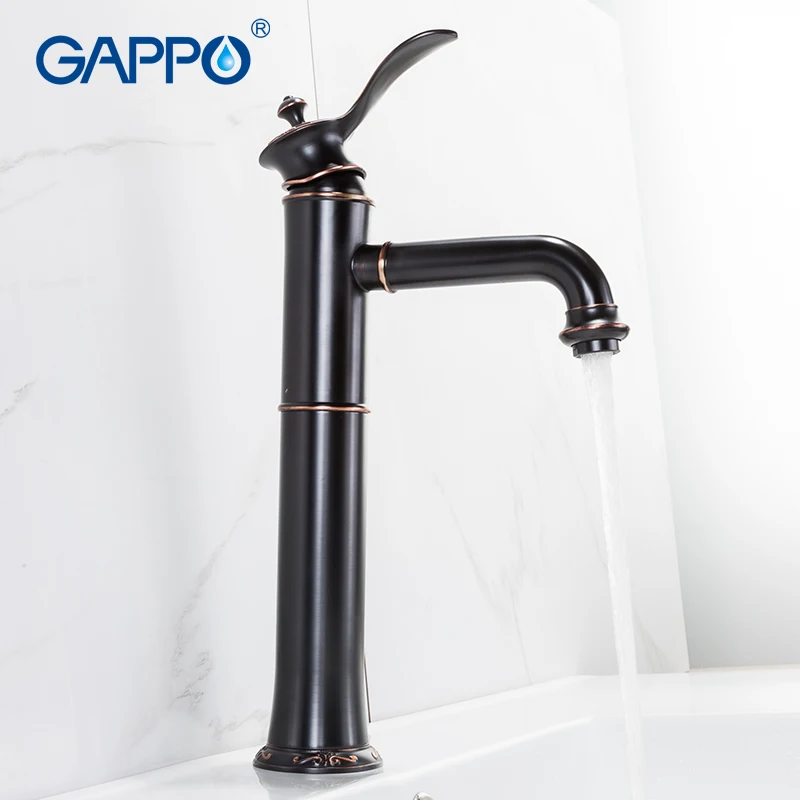 GAPPO Basin Faucets black tall basin sink faucet taps mixers bathroom faucet water taps deck mounted armatur
GAPPO Basin Faucets black tall basin sink faucet taps mixers bathroom faucet water taps deck mounted armatur
