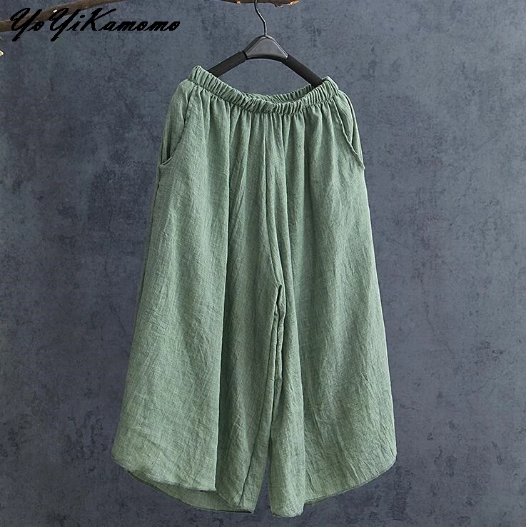 YoYiKamomo 2017 New Pants Original Design Cotton Solid Color Elastic Waist wide-legged Pants
YoYiKamomo 2017 New Pants Original Design Cotton Solid Color Elastic Waist wide-legged Pants