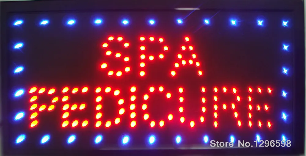 CHENXI Graphics New Neon Spa Pedicure open sign eye catching Flashing Lights Animated Led Sign 10X19 inch- Wholesale
CHENXI Graphics New Neon Spa Pedicure open sign eye catching Flashing Lights Animated Led Sign 10X19 inch- Wholesale