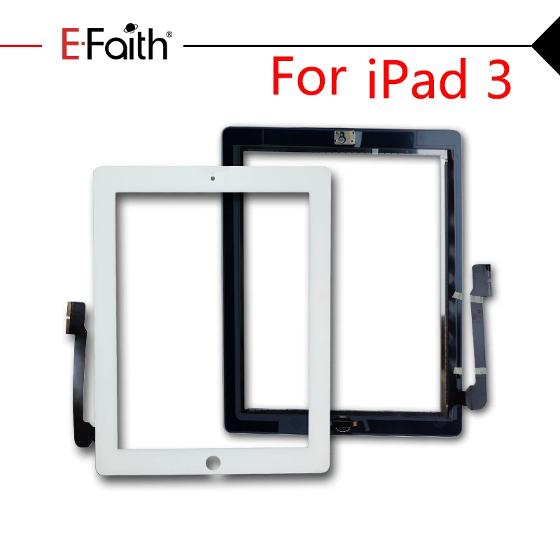 EFaith Touch Screen Digitizer Replacement For iPad 3 Touch Panel with Home Button free DHL
EFaith Touch Screen Digitizer Replacement For iPad 3 Touch Panel with Home Button free DHL