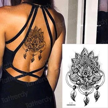 lace tattoo black waterproof temporary tattoos for girls mehndi stickers mandala lotus tattoo back sexy breast tattoo vintage
lace tattoo black waterproof temporary tattoos for girls mehndi stickers mandala lotus tattoo back sexy breast tattoo vintage