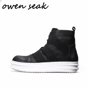 Owen Seak Men Casual Boots Luxury Trainers Cow Leather Shoes Summer Flats Brand Men Fashion Sneakers Black Shoes
Owen Seak Men Casual Boots Luxury Trainers Cow Leather Shoes Summer Flats Brand Men Fashion Sneakers Black Shoes