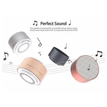 Wireless Bluetooth Speaker Metal Mini Portable Subwoofer Sound With Mic TF Card FM AUX MP3 Music Player Loudspeaker Mini Column
Wireless Bluetooth Speaker Metal Mini Portable Subwoofer Sound With Mic TF Card FM AUX MP3 Music Player Loudspeaker Mini Column