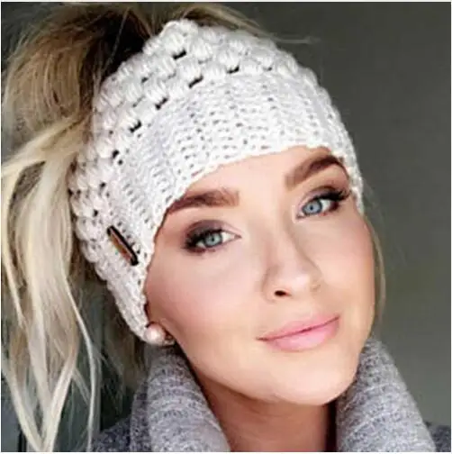 Ponytail Beanie Winter Hats For Women Crochet Knit Cap Skullies Beanies Warm Caps Female Knitted Stylish Hat Ladies Fashion
Ponytail Beanie Winter Hats For Women Crochet Knit Cap Skullies Beanies Warm Caps Female Knitted Stylish Hat Ladies Fashion