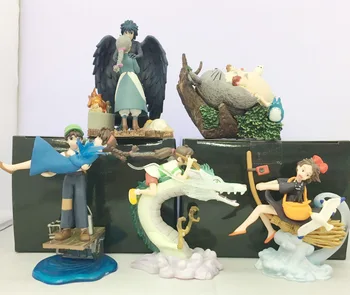 5pcs/lot Kiki's Delivery Service Spirited Away Totoro Figure kurenai no buta Hayao Miyazaki Movie PVC Action Figure Model Toys
5pcs/lot Kiki's Delivery Service Spirited Away Totoro Figure kurenai no buta Hayao Miyazaki Movie PVC Action Figure Model Toys