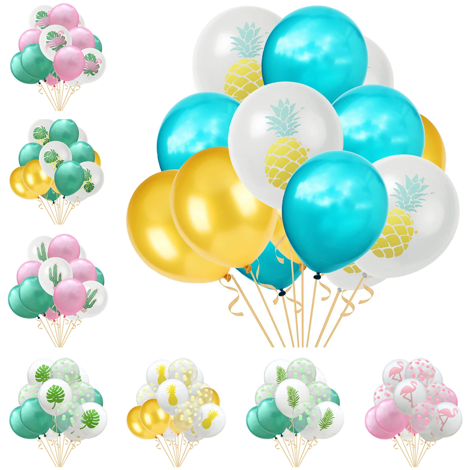 15pcs/set Pineapple Cactus Tropical Leaf Latex Balloons Pearl Helium Balloon Baby Shower Happy Birthday Wedding Party Decoration
15pcs/set Pineapple Cactus Tropical Leaf Latex Balloons Pearl Helium Balloon Baby Shower Happy Birthday Wedding Party Decoration