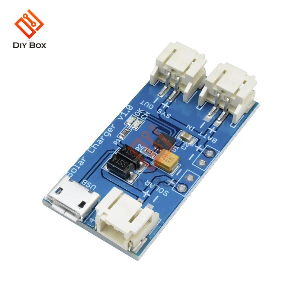 CN3065 Mini Solar Lithium Battery Charger Board Lipo Battery Charging Module Solar Panel Micro USB for Outdoor Camping Sports
CN3065 Mini Solar Lithium Battery Charger Board Lipo Battery Charging Module Solar Panel Micro USB for Outdoor Camping Sports