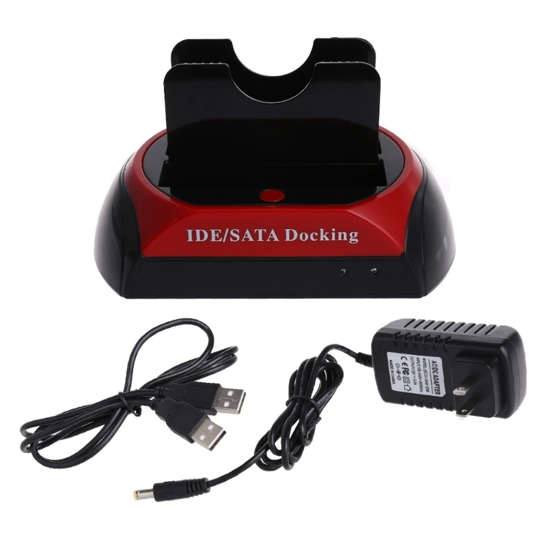 Dual 2.5"/3.5" IDE SATA HDD Hard Drive Disk Holder Base Dock Docking Station
Dual 2.5"/3.5" IDE SATA HDD Hard Drive Disk Holder Base Dock Docking Station