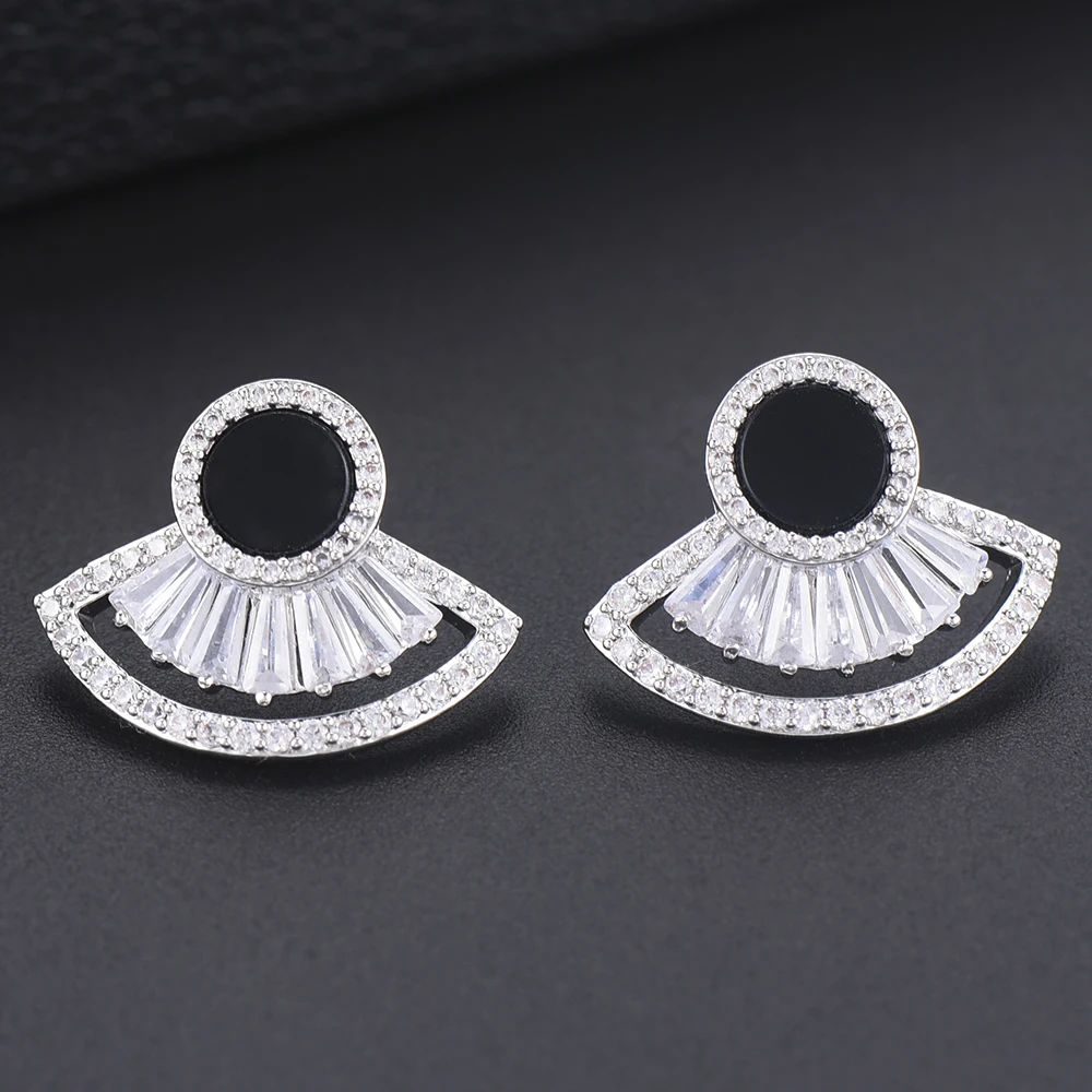 Trendy Triangle Fans Korean Style AAA Cubic Zirconia Stud earings fashion jewelry For Women Girls Daily Wearing
Trendy Triangle Fans Korean Style AAA Cubic Zirconia Stud earings fashion jewelry For Women Girls Daily Wearing