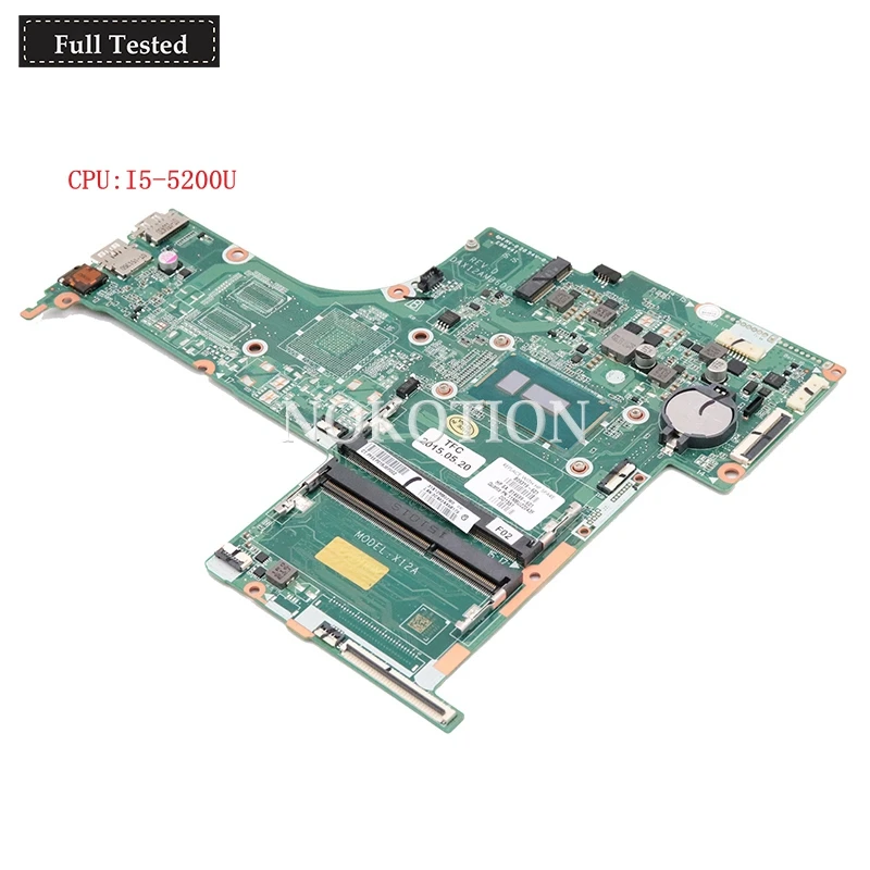 NOKOTION 809319-001 809319-501 809319-601 For HP Pavilion 17-G 17-T DAX12AMB6D0 Laptop Motherboard I5-5200U CPU
NOKOTION 809319-001 809319-501 809319-601 For HP Pavilion 17-G 17-T DAX12AMB6D0 Laptop Motherboard I5-5200U CPU