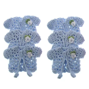12Pcs Mini miniature crochet sweater flower baby shower Baptism christening party favors decorations
12Pcs Mini miniature crochet sweater flower baby shower Baptism christening party favors decorations