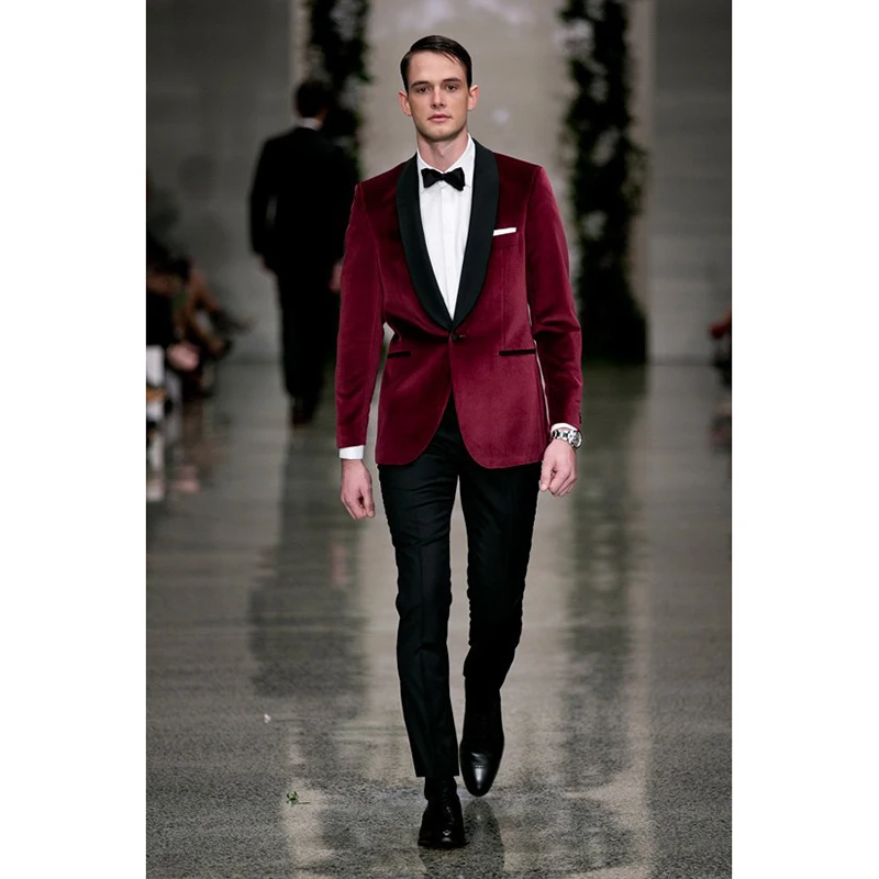 Custom Made Men Suits Slim Fit Groom Tuxedos Two Buttons Mens Wedding Suits Prom Party Suits (Jacket+Pants+BowTie)
Custom Made Men Suits Slim Fit Groom Tuxedos Two Buttons Mens Wedding Suits Prom Party Suits (Jacket+Pants+BowTie)