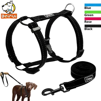 Nylon Reflective Dog Harness Leash Set Adjustable Durable Step-in Mesh Harness Leads Sets for Small Medium Large Dogs Pitbull
Nylon Reflective Dog Harness Leash Set Adjustable Durable Step-in Mesh Harness Leads Sets for Small Medium Large Dogs Pitbull