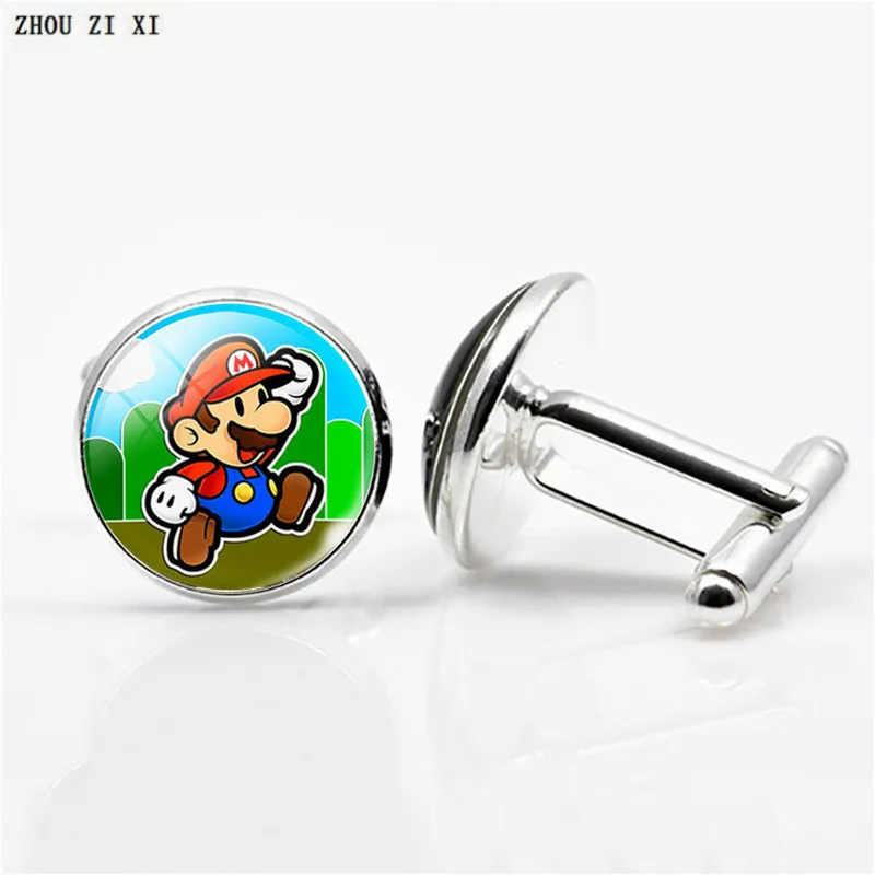 fashion super mario Cufflinks mario mushroom gem glass Cufflinks Game Related jewelry cute gifts for children wholesale
fashion super mario Cufflinks mario mushroom gem glass Cufflinks Game Related jewelry cute gifts for children wholesale