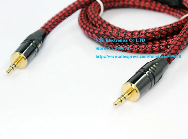 2M Advanced GOLD Plated 3.5MM Stereo Male to 3.5MM Stereo Male Plug with Magnetic Ring Audio Connector Cable/Free shipping/1PCS
2M Advanced GOLD Plated 3.5MM Stereo Male to 3.5MM Stereo Male Plug with Magnetic Ring Audio Connector Cable/Free shipping/1PCS