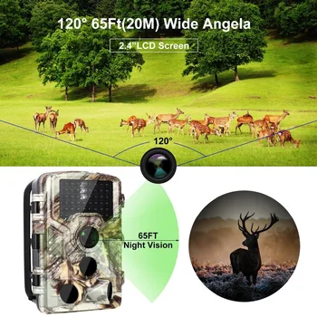 IP66 Hunting Trail Camera H-881 Full HD 16MP 1080P Video Night Vision Camera Trap Scouting Infrared IR Digital Camera Trap
IP66 Hunting Trail Camera H-881 Full HD 16MP 1080P Video Night Vision Camera Trap Scouting Infrared IR Digital Camera Trap