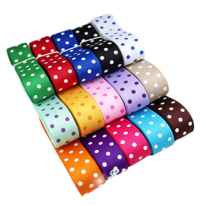 (16 colors mix) 7/8"(22mm) cartoon dots printed grosgrain ribbon gift wrap ribbon decoration ribbons
(16 colors mix) 7/8"(22mm) cartoon dots printed grosgrain ribbon gift wrap ribbon decoration ribbons