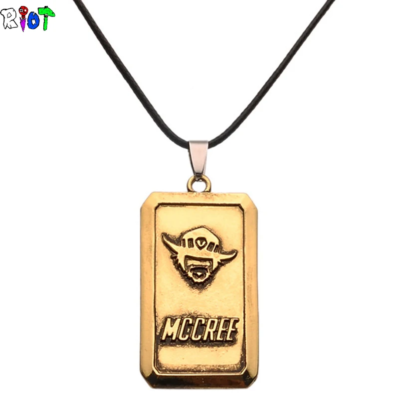 Necklace OW McRae Hero Figure BAMF Letter Dog Tag Choker Pendant Keychain Keyring Men Woman jewelry Alloy Accessories Fans Gift
Necklace OW McRae Hero Figure BAMF Letter Dog Tag Choker Pendant Keychain Keyring Men Woman jewelry Alloy Accessories Fans Gift
