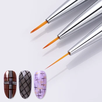 3 Pcs/Set Nail Art Brushes Pen Liner Drawing Painting UV Gel Acrylic Glitter Handle Tools Nail Art Design
3 Pcs/Set Nail Art Brushes Pen Liner Drawing Painting UV Gel Acrylic Glitter Handle Tools Nail Art Design