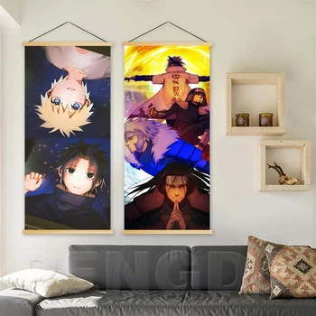 Home Decor Nordic Style Print Canvas Animation Naruto Painting Wall Artwork For Living Room Solid Wood Hanging Scrolls Poster
Home Decor Nordic Style Print Canvas Animation Naruto Painting Wall Artwork For Living Room Solid Wood Hanging Scrolls Poster