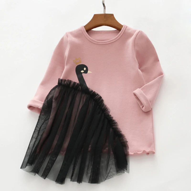 Children Clothes Tees 2019 New Autumn Style Kids Long-Sleeve Swan Pattern Mesh Clothes Shirts For Girls Clothing T-shirts Girls
Children Clothes Tees 2019 New Autumn Style Kids Long-Sleeve Swan Pattern Mesh Clothes Shirts For Girls Clothing T-shirts Girls
