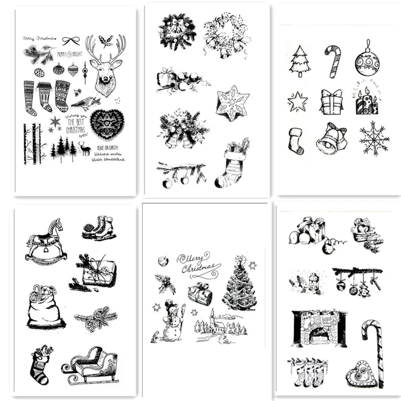 ZhuoAng Christmas decoration Transparent Clear Stamps for DIY Scrapbooking Photo Album Card Making DIY Decoration Supply
ZhuoAng Christmas decoration Transparent Clear Stamps for DIY Scrapbooking Photo Album Card Making DIY Decoration Supply