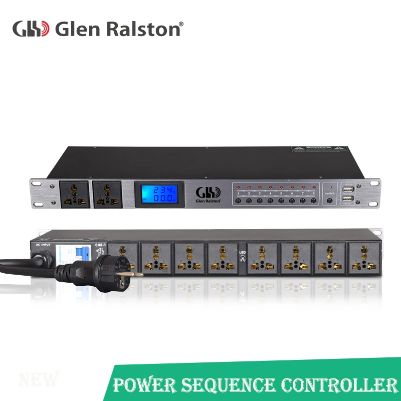 Professional 10-channel intelligent Power Timing Controller multi-function power supply sequence controller voltage display
Professional 10-channel intelligent Power Timing Controller multi-function power supply sequence controller voltage display