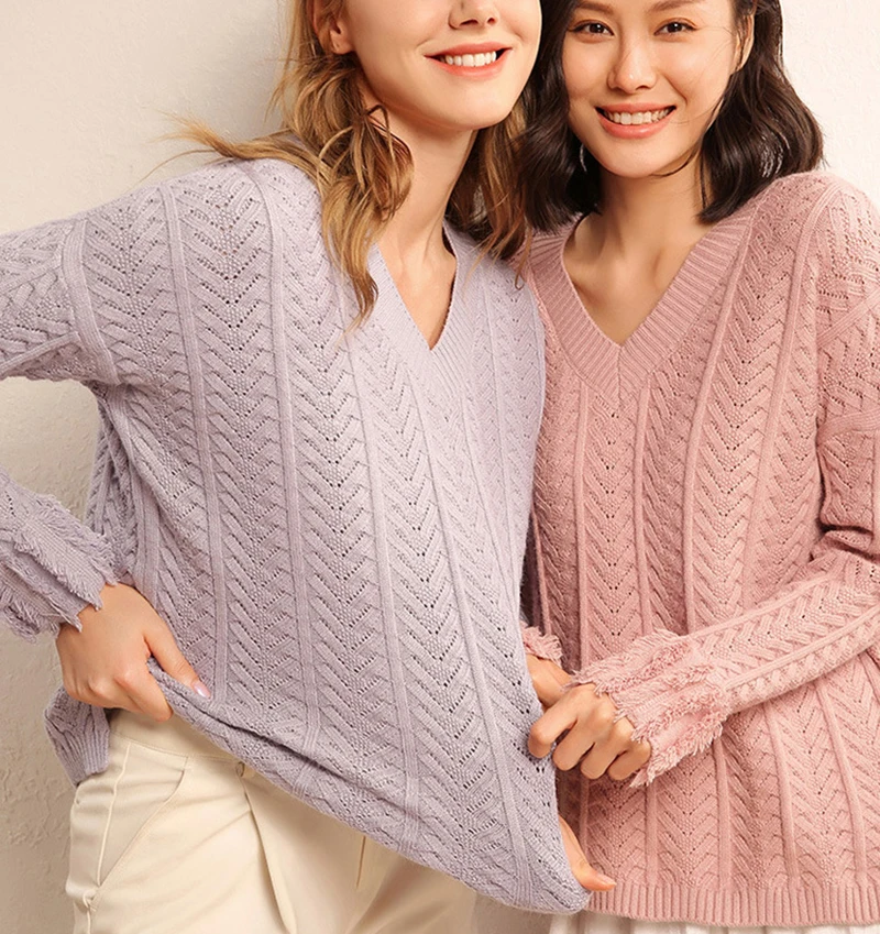 Soft Cashmere Ear of Wheat Hollow Out Sweaters and Pullovers for Women Warm Spring Autumn Fluffy Jumper Female Brand Jumper
Soft Cashmere Ear of Wheat Hollow Out Sweaters and Pullovers for Women Warm Spring Autumn Fluffy Jumper Female Brand Jumper