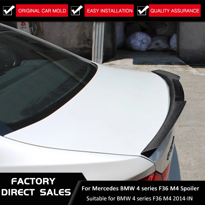 M4 Stil Spoiler Carbon for BMW 4 Serie 4D Gran Coupe F36 Carbon Spoiler 2014-IN 420i 420d 428i 435i
M4 Stil Spoiler Carbon for BMW 4 Serie 4D Gran Coupe F36 Carbon Spoiler 2014-IN 420i 420d 428i 435i