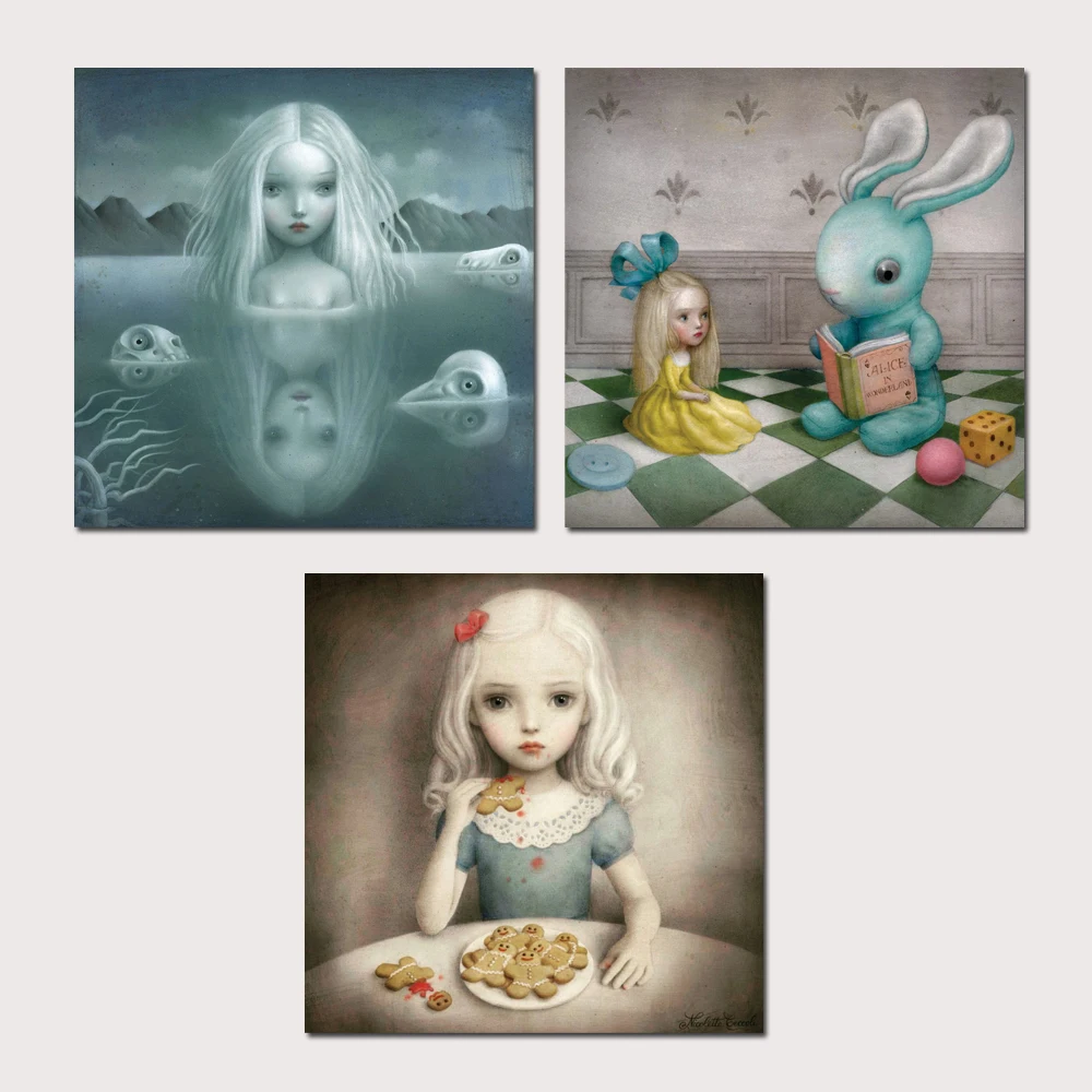 Mark Ryden Beautiful Nightmares 1 Panel Abstract Wall Art Oil Painting Poster Canvas Painting Print for Living Room Home Decor
Mark Ryden Beautiful Nightmares 1 Panel Abstract Wall Art Oil Painting Poster Canvas Painting Print for Living Room Home Decor