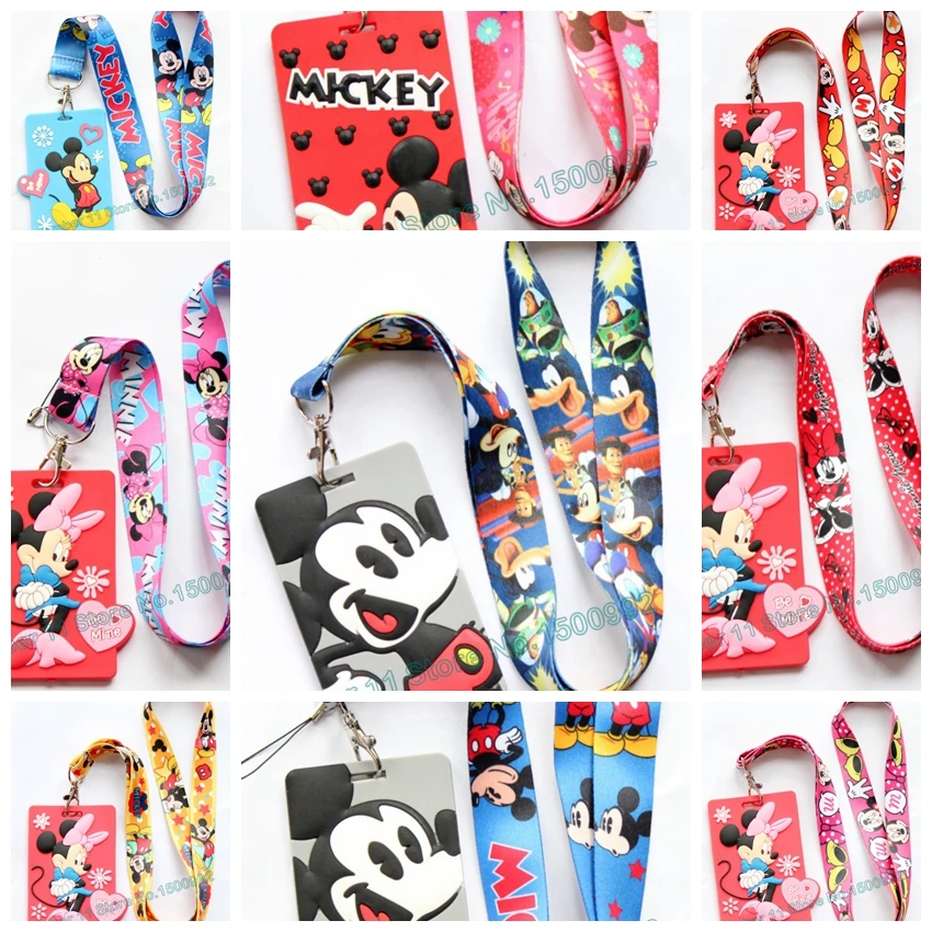 New mixed 10Pcs cartoon Minnie mickey Lanyard ID Badge Holder Key Neck Strap kids gifts QW-435
New mixed 10Pcs cartoon Minnie mickey Lanyard ID Badge Holder Key Neck Strap kids gifts QW-435