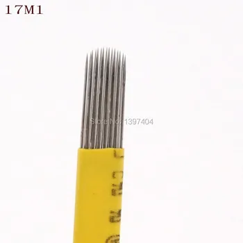 500pcs/lot 17M1 double arc Needles Permanent Makeup Blade Manual Eyebrow Tattoo Pen Cosmetic Microblading Embroidery
500pcs/lot 17M1 double arc Needles Permanent Makeup Blade Manual Eyebrow Tattoo Pen Cosmetic Microblading Embroidery