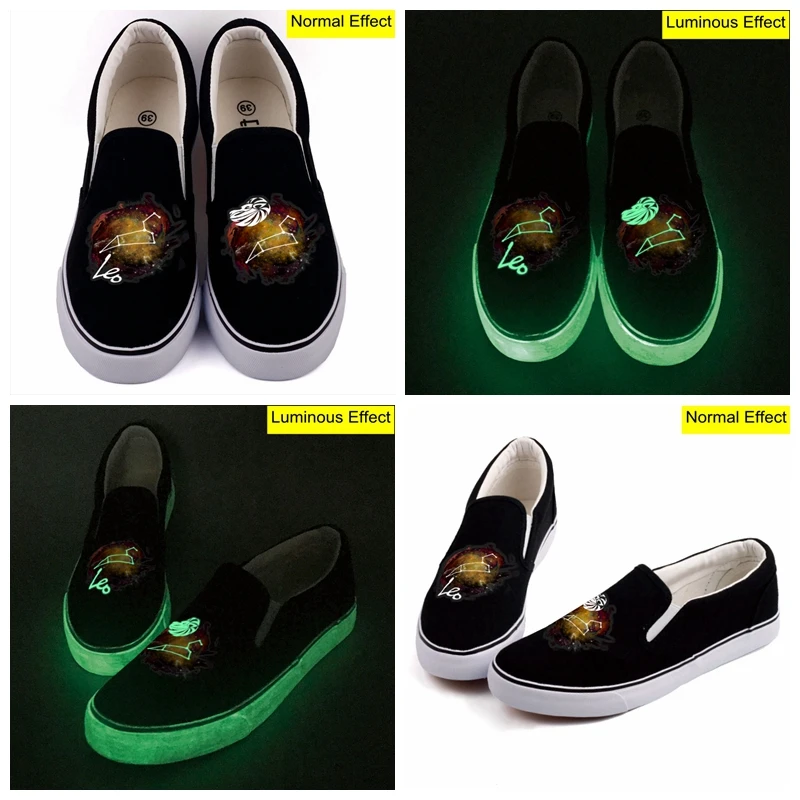 E-LOV Leo Zodiac Sign Printed Canvas Shoes Glow Effect Graffiti Constellation Casual Flat Loafers Custom Design Valentine
E-LOV Leo Zodiac Sign Printed Canvas Shoes Glow Effect Graffiti Constellation Casual Flat Loafers Custom Design Valentine
