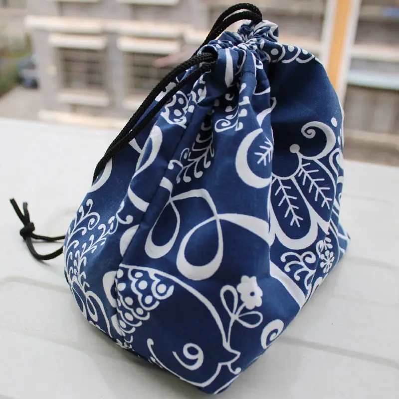 PACGOTH 2017 новая мода японский стиль сумка для отдыха синяя парусиновая теплая обеда