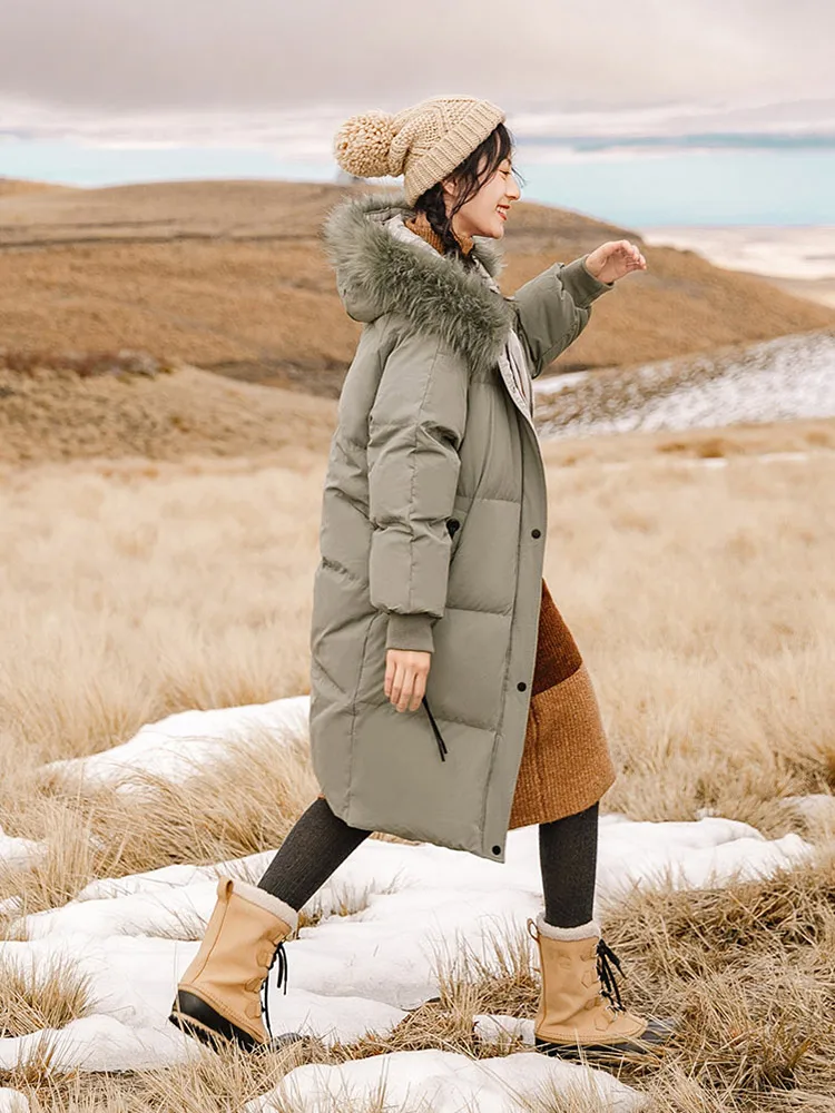 INMAN Winter New Arrival Female Hooded Fur Collar Loose Casual Thickening Down Coat
INMAN Winter New Arrival Female Hooded Fur Collar Loose Casual Thickening Down Coat