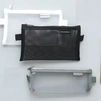 200PC Simple Transparent Mesh Pencil Case Office Student Pencil Cases Nylon Kalem Kutusu School Supplies Pen Box Astuccio Scuola
200PC Simple Transparent Mesh Pencil Case Office Student Pencil Cases Nylon Kalem Kutusu School Supplies Pen Box Astuccio Scuola